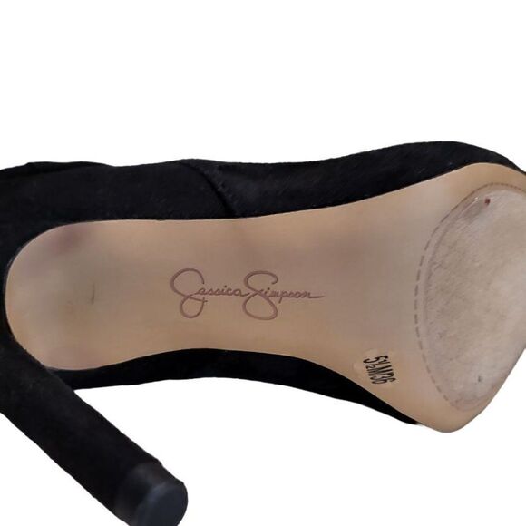 Jessica Simpson JS-LALIE Black Suede Boots - 5 1/2 M NWT - Picture 4 of 5